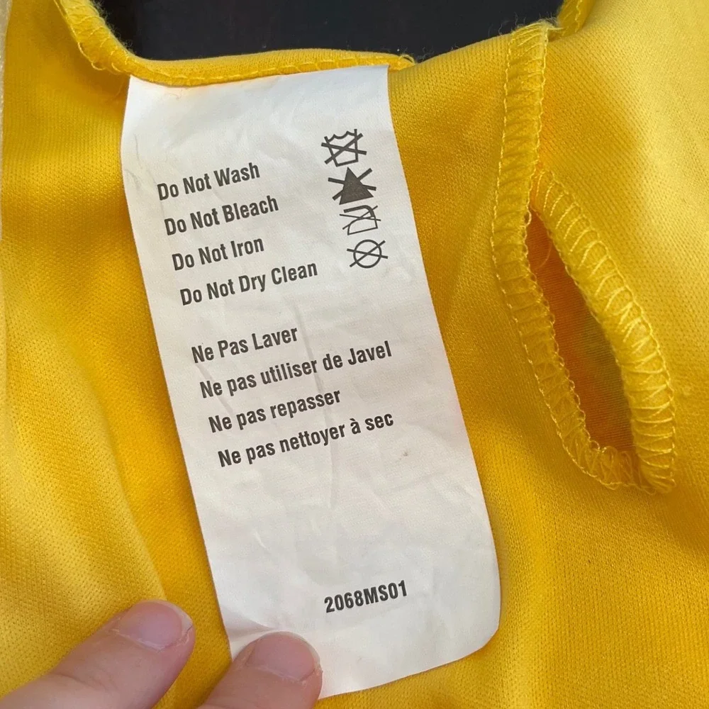Disney Jakks Pacific Princess Amber Sofia the First Costume Dress Yellow 4-6X